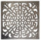 LUNA WAY CAST IRON - Griglia di Ventilazione 100% Ghisa | Design Moderno e Resistente | Adatta per Caminetti e Stufe | Piastra Aerazione quadrata | Dimensione 30 x 30 cm