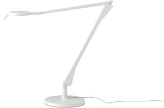 Kartell Aledin Tec Mat, Lampada da scrivania dimmerabile, Bianco opaco