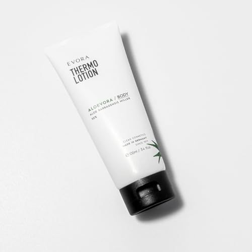 ALOEVORA THERMO LOTION - Schmerzgel, Kühlgel bei Muskelverspannungen - beruhigt, kühlt und pflegt mit ALOE VERA 50%, MANDELBAUMÖL, EUKALYPTUSÖL UND MENTHOL - 100ml