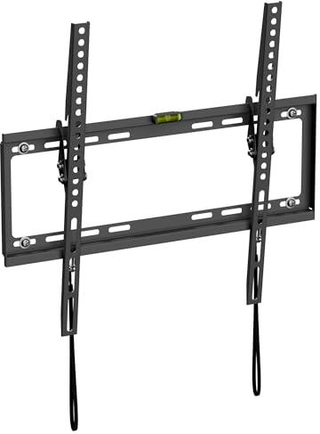 D-Line TV Wall Bracket for 32-70 Inch TVs, Low Profile Tilting TV Wall Bracket with Spirit Level, Slim Tilt TV Mount - VESA 200x200mm - 400x400mm, Holds up to 50kg