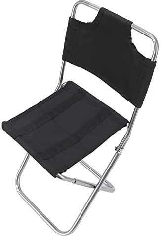 Riuulity Klappstuhl, Campingstuhl, Großer Hocker aus Aluminiumlegierung, Zum Angeln Im Freien, für Fische Im Freien, Kleiner Klappstuhl