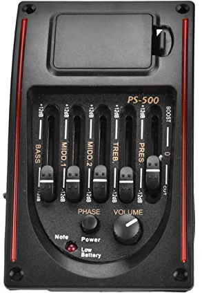 Micro de Guitare, Micro EQ PS-500, Micro de Guitare Acoustique, Préampli de Guitare Acoustique, Micro de Préampli de Guitare Acoustique 5B et Micro d'accordeur Numérique