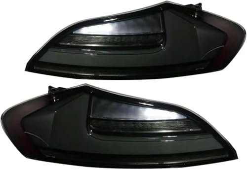 RUIHAHA Auto Rückleuchten für BMW Z4 E89 2009-2016 Rücklicht Montage Heckleuchte Rückleuchte Hintere Bremsleuchte Hinten Stop Indicator Light Ersatz Einbauteile,B-Smoked