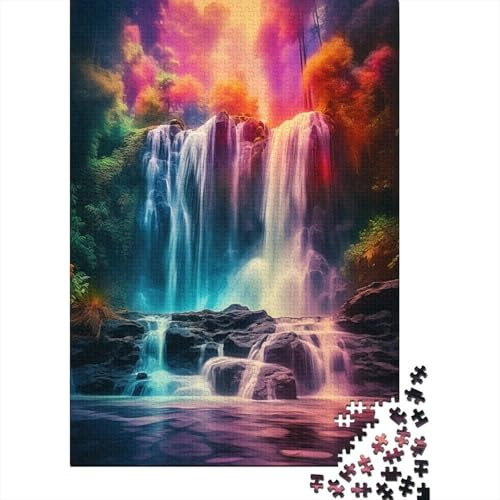 Wasserfall Puzzle 1000 Teile Puzzle Für Erwachsene Und Kinder Ab 14 Jahren Puzzel 1000pcs (75x50cm)