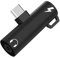 OSALADI 2 USB C Adaptador De Auriculares Tipo C Adaptador De Auriculares Adaptador De Auriculares Adaptador De Auriculares Divisor Adaptador De Cargador Conector De Cable Adaptador De