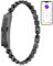 LIGE Bracelet Connecté pour Femmes Traqueur d'Activité Étanche 5 ATM avec Plusieurs Modes Sportifs Podometre SpO2 Fréquence Cardiaque Sommeil pour iOS et Android sans Écran Noir Acier Inoxydable