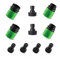 3/4 Inch Garden Hose Connector – Heavy Duty Plastic Quick Connect Fitting for Expanding Hoses, Irrigation Systems, Car Wash, and Outdoor Watering, Universal Male & Female Tap Adapter