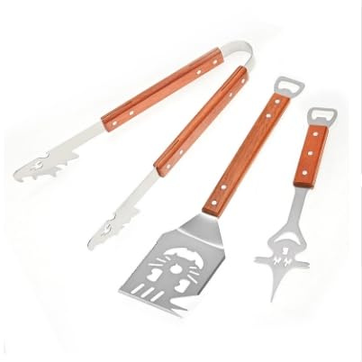 BBQ Tools Set with Grill Spatula,14-in-1 Grill Utensils with Spatula,Fork & Tongs,Heavy Duty Stainless Steel Barbecue Accessories, for Men & Grill Masters Camping (BBQ Tools Set)