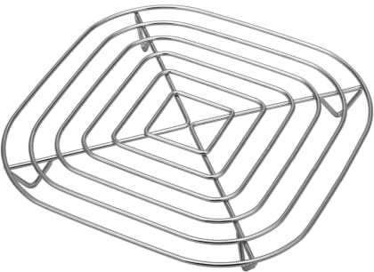 Sinbana Crisper Rack pour Ninja Crispi Air Fryer, 304 Acier Inoxydable Pièces Rechange & Accessoires Lave-Vaisselle Sûr Air Fryer Rack pour Ninja FN101/FN100/FN090/FN091/FN103 (Argent)