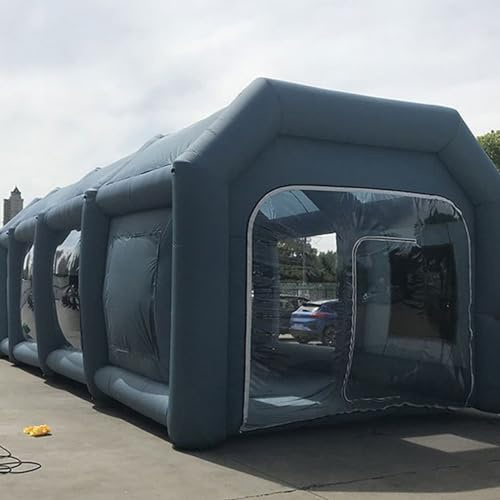 Cabine de peinture gonflable portable avec souffleur pour moto et véhicule