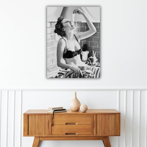 Pro-Art Leinwand Bilder Spaghetti Groß 30x40 cm Bild Wohnzimmer Bild modern Deko Wandbilder Schlafzimmer