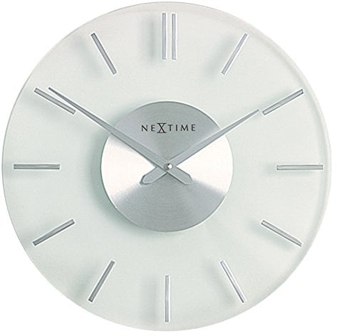 NeXtime NT-2632 Stripe Wanduhren, Metall und Kunststoff, Glas, 31 cm