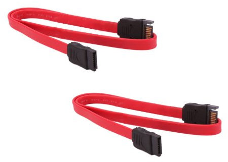 KALEA-INFORMATIQUE Paquete de 2 cables de extensión de datos SATA de 50 cm, SATA 7 puntos macho a SATA 7 puntos hembra
