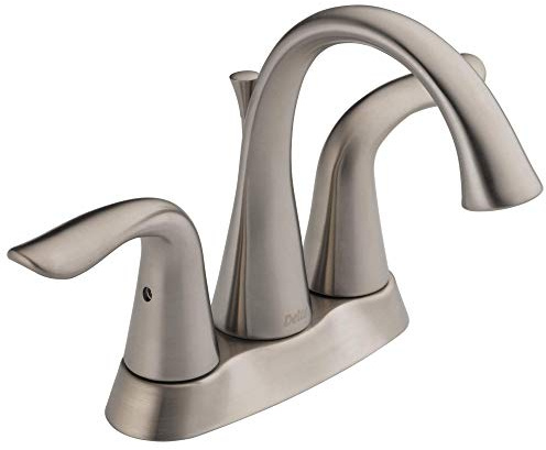 Delta 2538-SSMPU-DST Lahara Two Handle Centerset Bathroom Faucet, Stainless