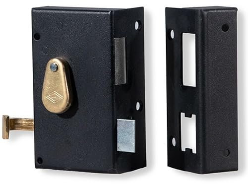 Jpm - Serrure de securite a poser en applique verticale 4 gorges-a tirage - Réf..127 - Main.D - Axe mm.45 -