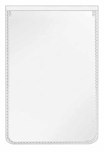 VELOFLEX 3117510 - Schutz- und Ausweishülle 57 x 88 mm, PP-Folie, mit Einreißschutz, dokumentenecht, 100 Stück