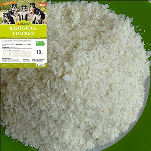 10 kg LuCano Kartoffelflocken für Hunde | Barf Ergänzungsfuttermittel - Ergänzungsfutter