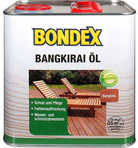 0,75L Bondex Bangkiraiöl Bangkirai Öl Hartholzöl Holzöl Holz Holzpflegeöl