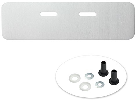 Haas 7453 Schallschutz 240 mm x 750 mm Set für Waschbecken Dämmmatte Spülbecken PE Schaum Unterlage Schalldämmung Waschtisch