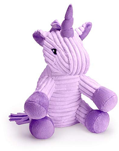 Mousehouse Gifts - Unicornio de peluche de pana - Morado - 25,4 cm (10)