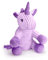 Mousehouse - unicorno di peluche in velluto a coste - viola - 25 cm (10)