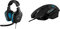 Logitech G G432 Wired Gaming Headset, 7.1 Surround Sound, DTS Headphone:X 2.0, 50 mm Audio Drivers, USB and 3.5 mm Audio Jack, G502 HERO High Performance Wired Gaming Mouse, HERO 25K Sensor - Black