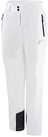 Black Crevice Damen Skihose Weiß I Damen-Skihose Größe 38 I wärmeisolierende Damen-Wanderhose I atmungsaktive Damen-Snowboardhose I Wind- & wasserdichte Damen-Schneehose