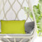 LILENO HOME Kissen 50x30 cm [2er Set] - Wasserabweisende Kissenhülle Apfelgrün (ohne Füllkissen) - Kissenbezug wasserfest als Gartenkissen oder Dekokissen - Kissenhülle Indoor und Outdoor