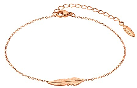 Heideman Fußkettchen Josi Damen aus Edelstahl rosegold farbend poliert Fußkette für Frauen