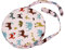 Chickwin Sitzerhöhung Stuhl Kind, Waschbar Baby Tragbar Sitzkissen Kinder Tragbares Boostersitze Verstellbar Zerlegbar Kleinkind Sitzerhöhung Kissen für Esstisch Reise (32x32x8cm,tierisch rosa)