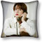 BTS Merchandise BTS Wurfkissen Kpop JHope V Jungkook Suga Jimin Jin Baumwolle Leinen Outdoor dekorativ quadratisch 45 cm x 45 cm