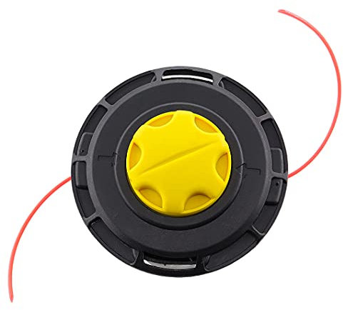 MCHNIC Fadenkopf Mähkopf Fadenspule Mähfaden M10x1,25mm Linksgewinde für meisten Motorsensen Freischneider Rasentrimmer Heckensheren Easy Load & Go