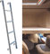 5-stufige Wohnmobil Etagenleiter, Innenraum, Schlafzimmer, Etagenbett, Leiter mit Haken für Sicherheit, Mehrzweck-Steigleiter, Metall, 150 kg, Tragkraft: 130 cm