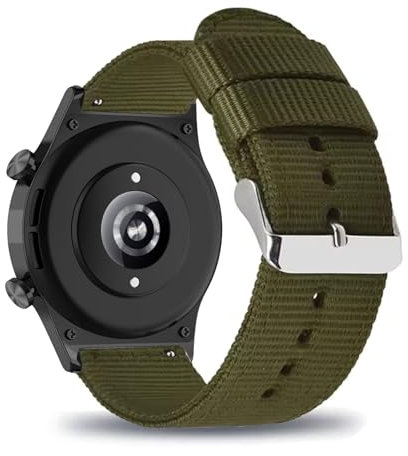KMKJSH Bracelet en Nylon Compatible avec Honor Watch GS 3 Sangle, avec Réglable Acier Inoxydable Fermoir Femme Homme Sport Bande de Rechange pour Honor Magic Watch 2 46mm Bracelet (2)