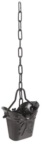 TOYANDONA Catenella per Grondaia in Materiale di Alluminio Forma di per Convogliamento Pioggia Decorativa Esterni Compatibile con Grondaia