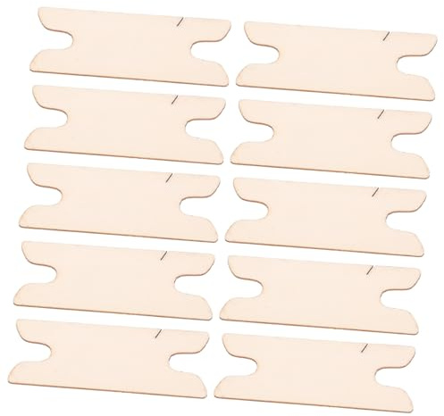Gogogmee 10 Stück Webschiffchen Webstuhlwerkzeug und Nähzubehör Vielseitig Tragbar für Selbstgemacht Handarbeitsprojekte und Weben