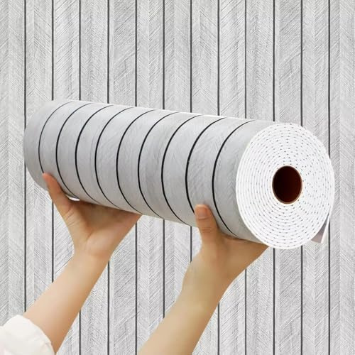 ANBILILA 3D Holzoptik Tapete Selbstklebend, 40x300CM Holzmaserung Wandtattoo Möbelfolie für Wohnzimmer Schlafzimmer Küche Bad Schrank Tisch Flur Wandgestaltung Dekoration Heimwerker Vinyl