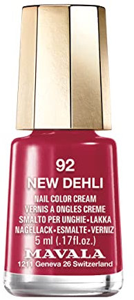 Mavala - Vernis à Ongles Mini Color - Application Précise et Aisée - Longue Tenue - Séchage Rapide - Brillance Durable - Formule Végane - Crème - 92 New Delhi
