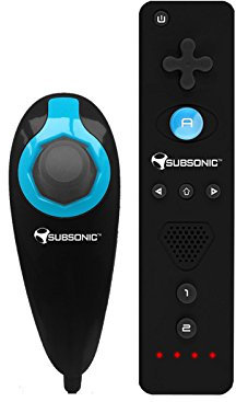 Pack Nunchuk + Wiimote Precision Noir pour Nintendo Wii