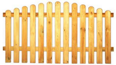 StaketenZaun 'Standard' 180x85/100 cm - oben – kdi / V2A Edelstahl Schrauben verschraubt - aus frischem Holz gehobelt – nach oben gebogene Ausführung - kesseldruckimprägniert