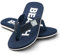 Ultrapower Flip-On Zehentrenner | Flip Flops | Badelatschen | Strandschuhe | Duschlatschen | Zehenstegpantolette | Freizeit | Bad | Sauna Schuhe | Sandalen | ZT1, | :D.Blau/Weiß, Größe:38 / UK 5
