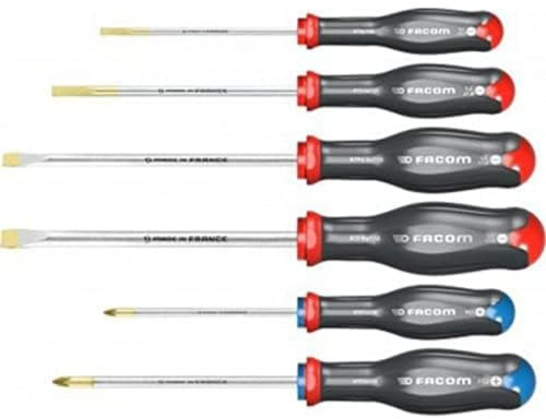 FACOM Jeu de 6 Tournevis protwist Lame Ronde and.J6PB