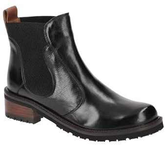 Everybody Chelsea Boots Elastikeinsatz Glattleder Uni Chelsea Boots schwarz Leder