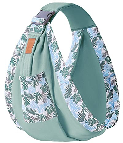 Écharpe porte-bébé portable en coton doux avec système de portage flexible pour cadeaux de naissance