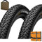 Continental MTB Reifen Race King 27,5x2.00 | 50-584 schwarz + SV Schlauch (Set 2 Stück)