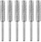 Grinding Stone File, 24PCS Drill Accessory, 5.5mm Diamond Burr Titanium Plated Diamond Chainsaw Sharpener Burr Grinding Stone File for Precise Quick Easy Sharpening of Chain Saw Blade
