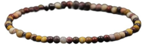 3 Mm Chakra-Perlen-Armband, Natürliches Rundes Yoga-Armband, Achate, Onyx-Stein, Stretch-Armband, Armreifen Für Frauen, Schmuck, Geschenke,3 Mm Mookait