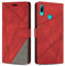 SONWO Coque pour Huawei P Smart 2019, Protection Housse Etui en Cuir PU Portefeuille avec Emplacements Cartes et Fonction Support pour Huawei P Smart 2019, Rouge