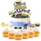 13 Stück 2024 Abschluss Tortendeko, Graduation Cake Topper Kuchen Cake Decoration Cupcake Topper, Torten Topper Glitzer Torten Deko, Kuchendekoration für 2024 Abschluss Kuchen Partyzubehör