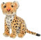 NTEVXZ Leopard Plüschtier Realistische Leopard Kuscheltiere Baby Plüsch Leopard Plüsch Puppe Stofftier Kissen Plüschtier Klein Leopard Geschenk (23CM, Gelb)